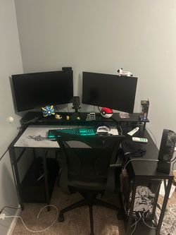 Complete Gaming PC Setup – RTX 4060 Ti 16GB / i7 / 32GB RAM / Dual 144Hz Monitors
