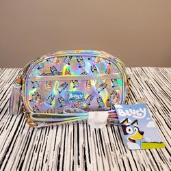 Bluey and Bingo Iridescent Crossbody Bag with Chain and Tassel