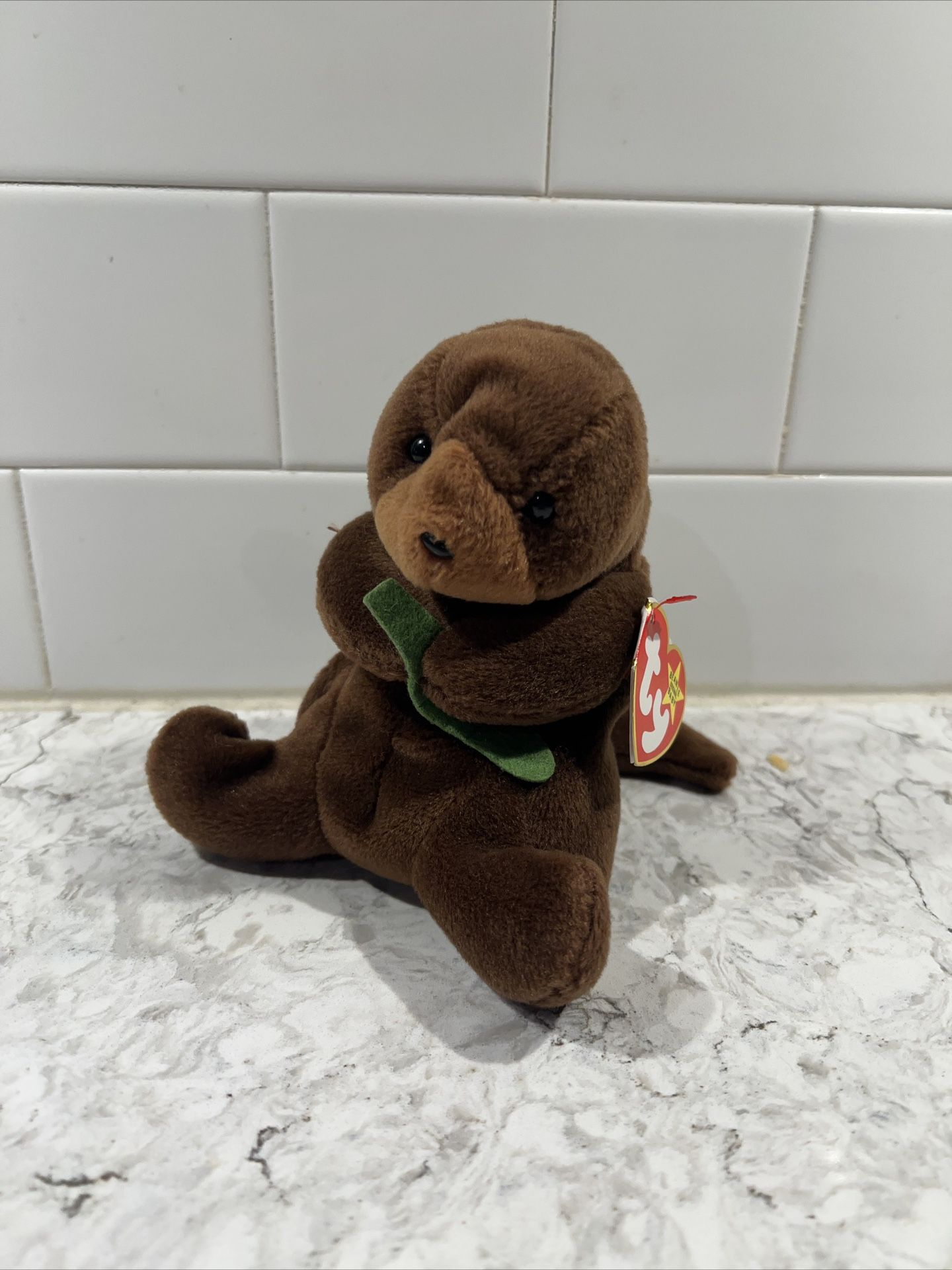 Ty Beanie Baby Babies Seaweed The Otter