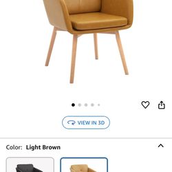 Brown Leather Single Chair  CangLong 