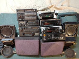 7 stereo's & 6 speakers Sony, Alpine, Toyota