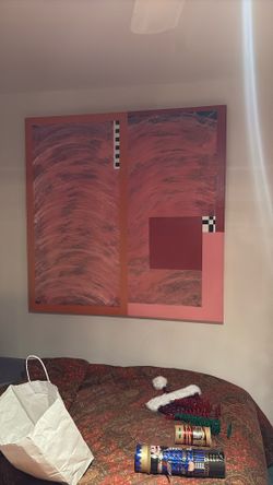 Large Abstract Painting 48 X 48