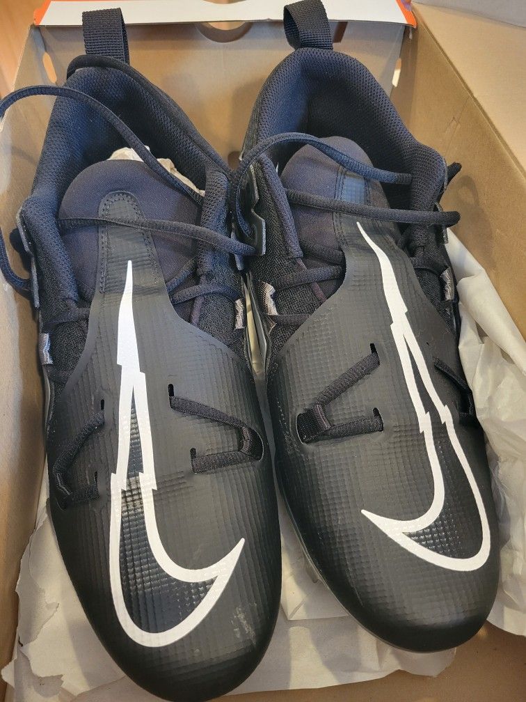 Football Cleats: Nike Force Savage Pro 2, barely used retails $110 size 11.5