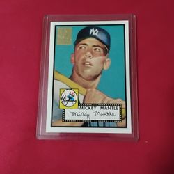 Mickey Mantle 1952 Topps #311 Commemorative Card 1996 Topps NY Yankees 