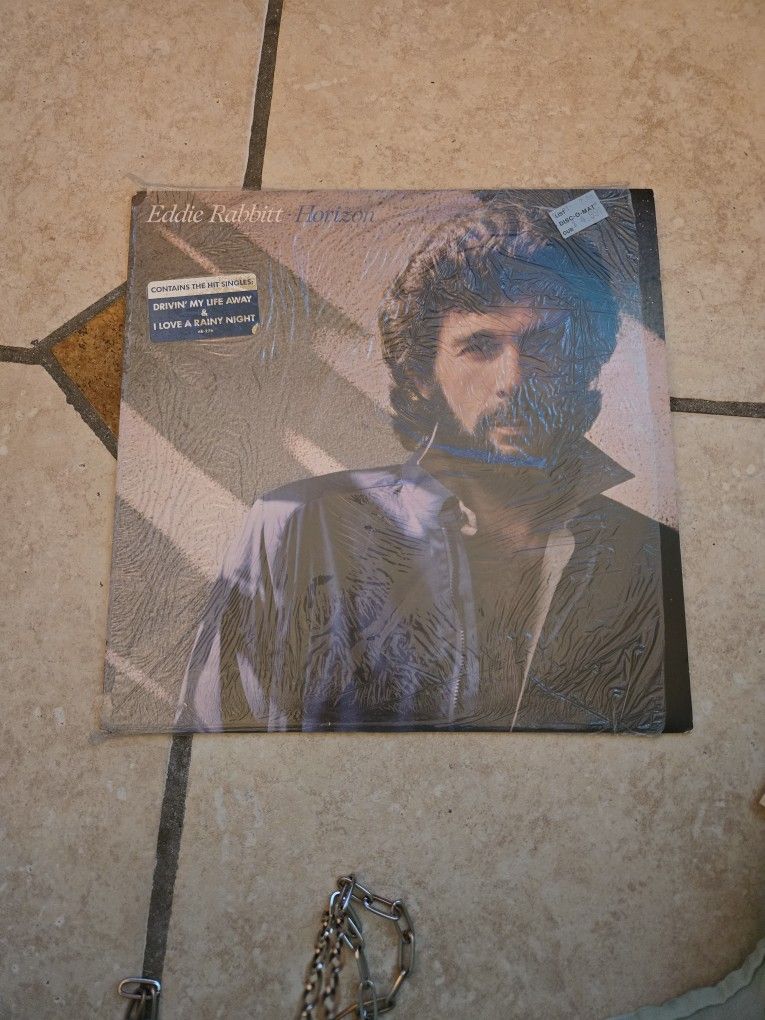 Eddie Rabbitt album Step by Step And Horizon on vinyl record, Lot of 2