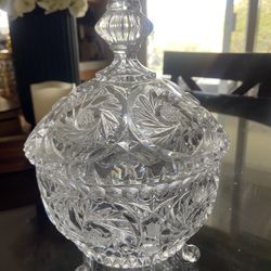 Vintage Crystal Dish