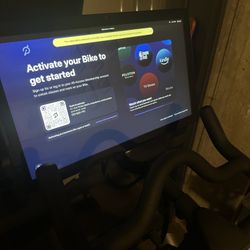 Peloton Bike With Weights/Tools & Shoes