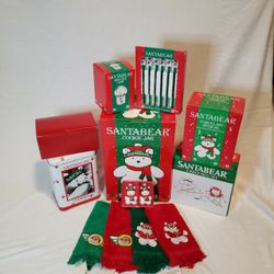 Santabear 1986 Christmas Set