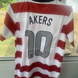 Michelle Akers Jersey Soccer USA Men Adult USWNT Small New NWT 2012 Waldo NWSL S