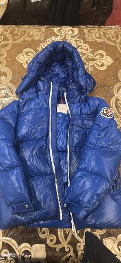 Blue monclear hoodie