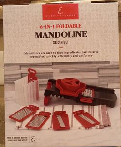 6-IN-1 Foldable Mandoline Slicer Set
