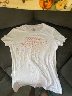 White Nike shirt
