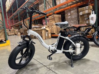Folding electric bicycle