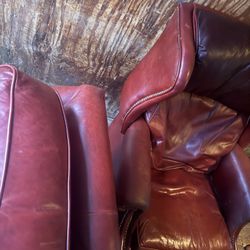 Two Leather Chairs