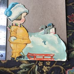 Vintage 1920s Or 30s Mechanical Valentines Day Card