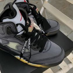 Off-White X Jordan Muslin, Brand New With Box Laces And All Tags Men's 12 Retail $2600