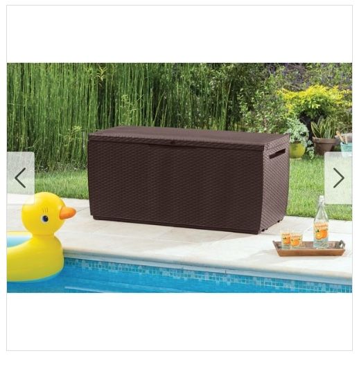     ChurchHomeCollections .co      Keter Springwood 80 Gallon All-weather Storage Deck Box