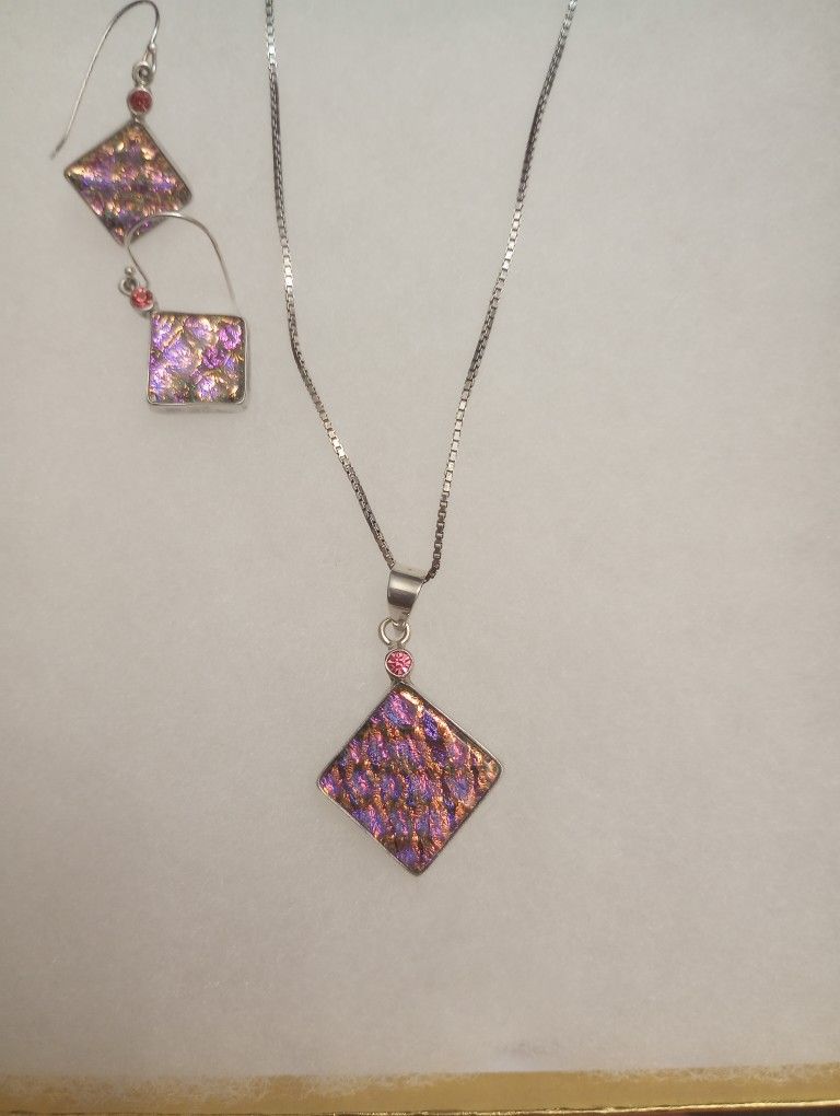 Dichroic Glass Jewelry