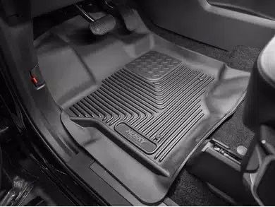 Husky X-Act Contour All Weather Floor Mats For 2019-2026 Chevy Silverado And GMC Sierra