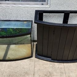 Fish Tank Bow Front 49 Gallon