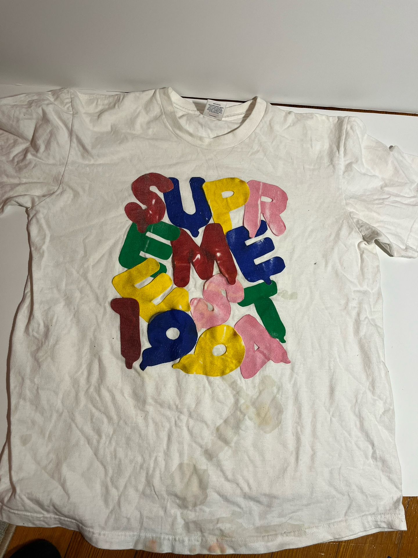 Supreme Color Wod Tee Size Medium