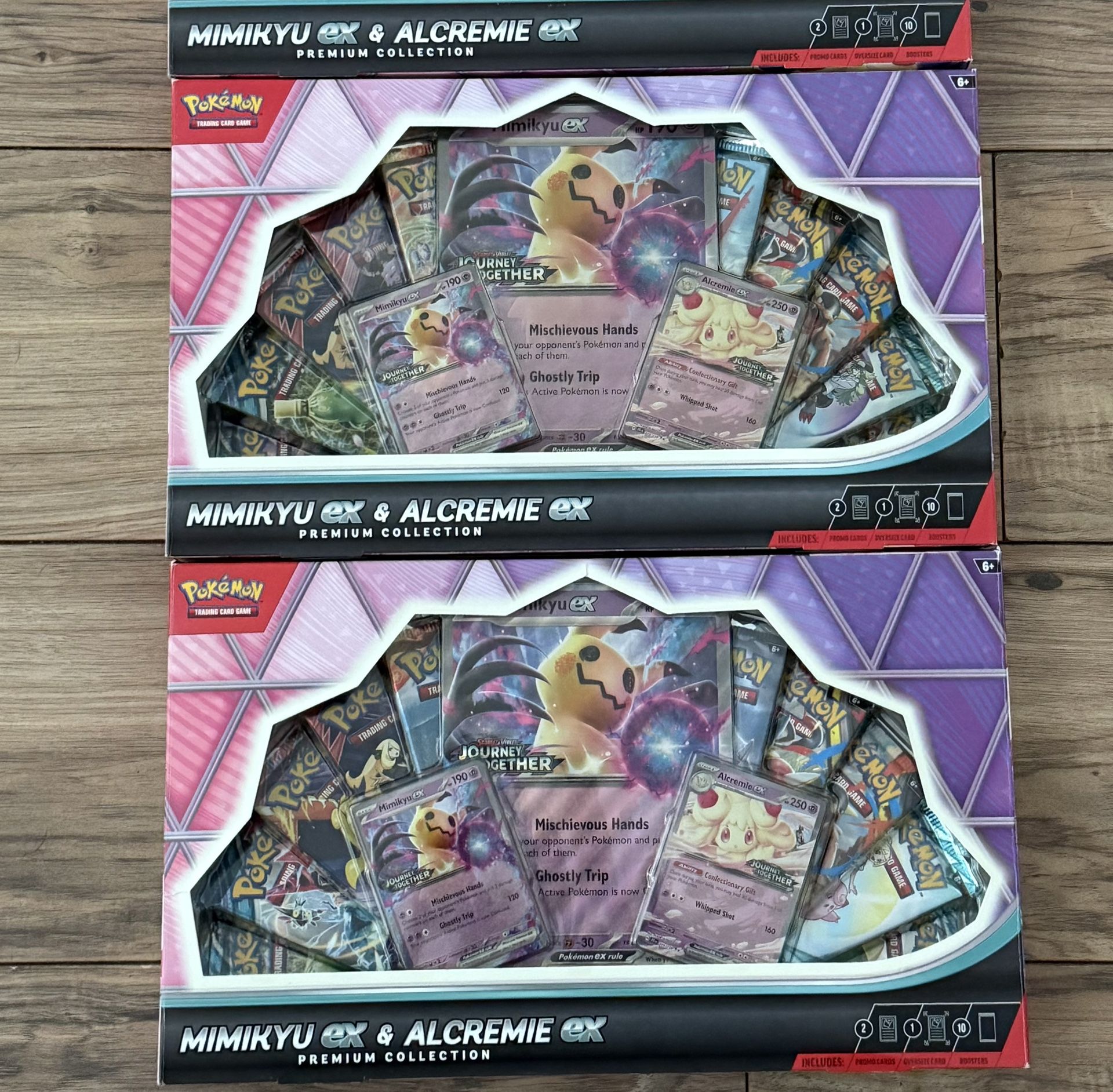 Pokemon - Sealed Mimikyu Ex & Alcremie Ex Premium Collection