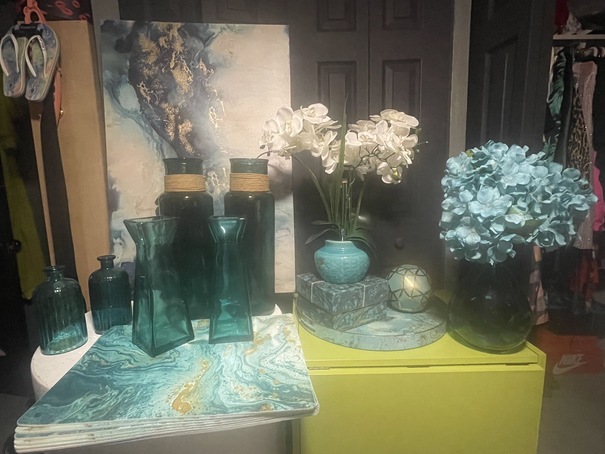 Teal Blue Home Decor 