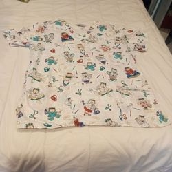 Camisa De Uniforme Large Con Diseño 