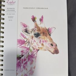 📒 Lola Design Giraffe Notebook Organiser – Beaverton Pickup