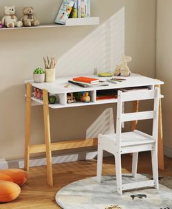 Qaba Kids Desk Set