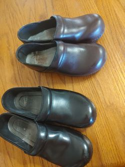 Dansko size 40/9 1/2 10 black and brown