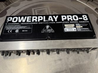 Behringer Powerplay PRO-8 HA8000 – 8-Channel Headphone Amplifier