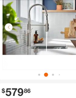 Kohler Kitchen Faucent Semi Pro Stainless Steel 