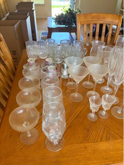Glass stemware  bundle