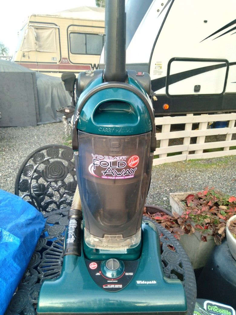 Wide Path Fold Away Hoover Vacuum