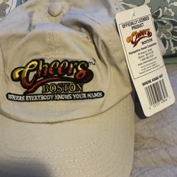 Official “cheers” hat with tag. 