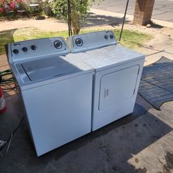 WHIRLPOOL WASHER AND ELECTRIC DRYER 