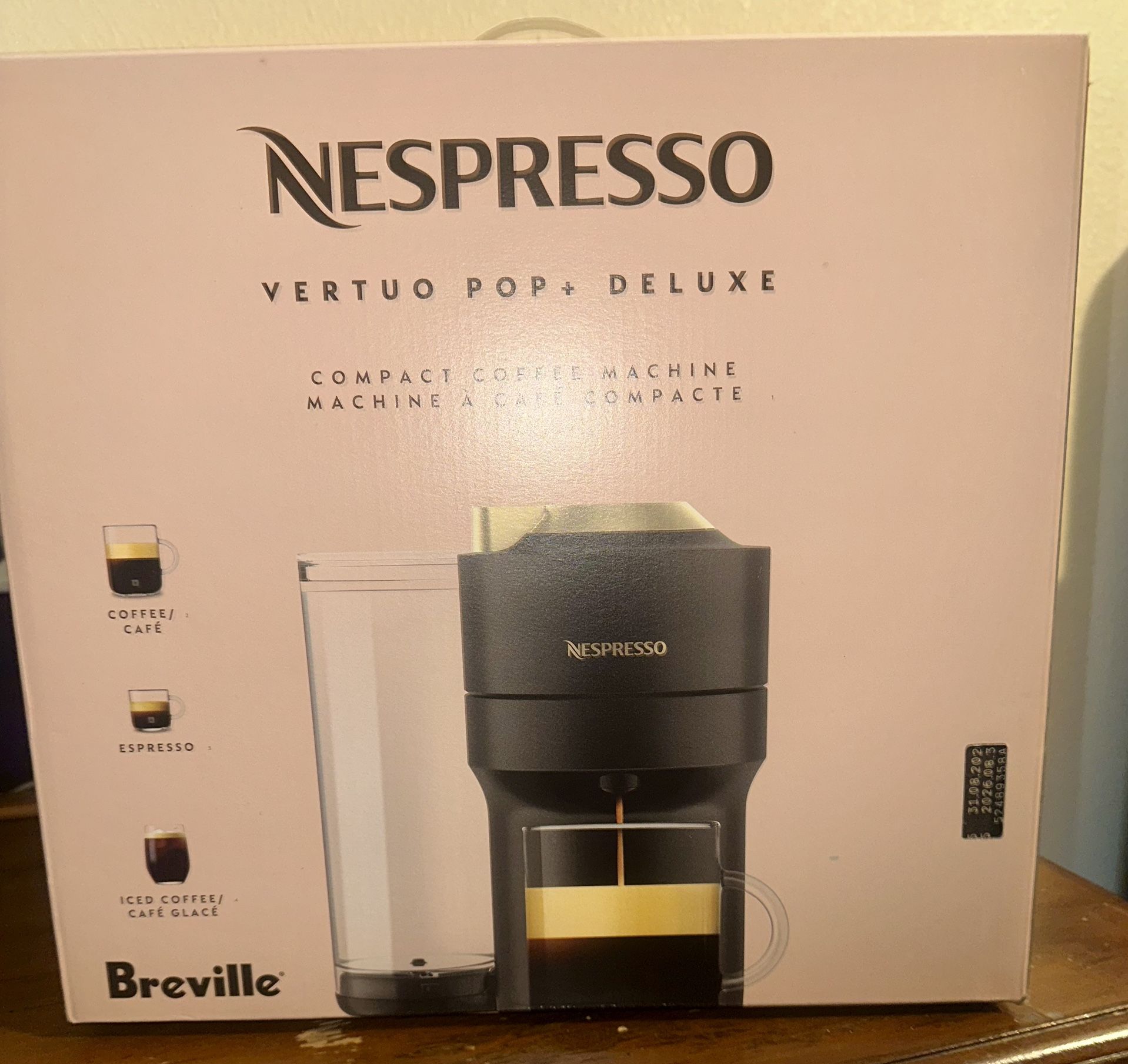 Nespresso Vertuo Pop + Deluxe