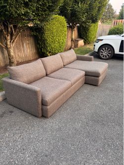 Crate and Barrel Couch Sectional