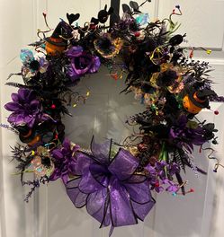 Handcrafted Halloween Wreath