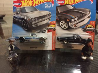 Hot Wheels..... ZAMAC DATSUN 620 & Datsun 620