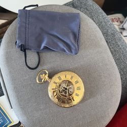 Rose Gold Plated Pocket Watch