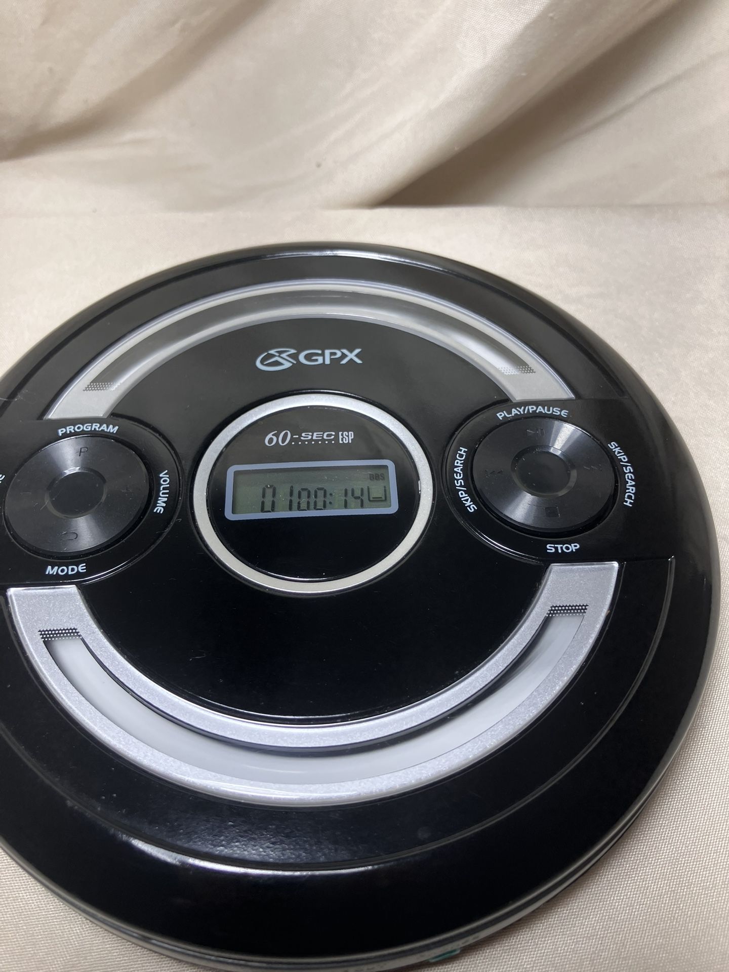 Portable CD Player GPX Anti Skip Bass Boost