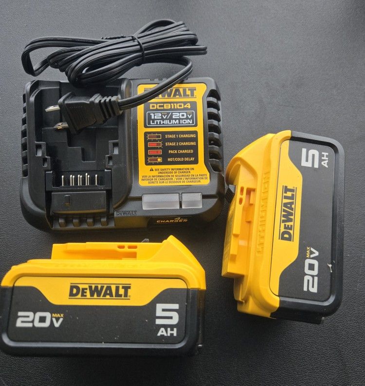DEWALT BATTERYS 5 AH