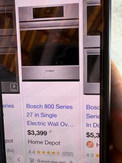 BOSCH ELECTRIC WALL OVEN 800 SERIES