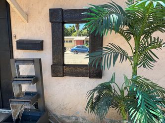 Mexican Hojalata Punched Tin Mirror ā 40ā x 30ā x 3ā