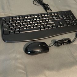 Wired Keyboard And Mouse Combo
