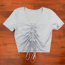 Blue Shein Top