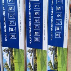 E-Z UP 13x13 ONE-UP Instant Pop Up Canopy Tent Outdoor With Roller Bag
Carpa de 13x13 Instantanea