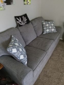 Grey/Blue Couch